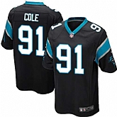 Nike Men & Women & Youth Panthers #91 Cole Black Team Color Game Jersey,baseball caps,new era cap wholesale,wholesale hats